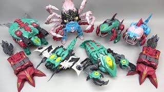 [TRANSFORMERS] TFC Poseidon COMBINE!! PIRANACON Mentarazor Cyberjaw Bigbite Ironshell Deathclaw