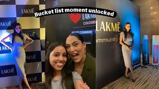 An amazing day with Lakmé ️ SAKSHI SINDHWANI  ||  Life of Saara