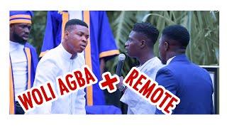 Must Watch!...WOLI AGBA AND REMOTE AT IT AGAIN | A Piece of The Corona Wedding 2020 |