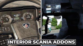 ETS2 1.50 Scania Next Generation Interior Addons | Euro Truck Simulator 2