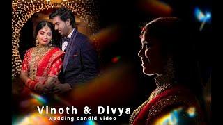 Wedding Cinematic video Vinoth & Divya | wedding candid vdieo | southindian wedding video |magiclens