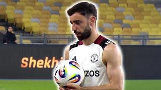 'BRUNO STAY!' | Man Utd train in Bukit Jalil stadium, Kuala Lumpur ahead of ASEAN All Stars friendly