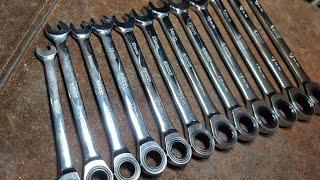 Harbor Freight Quinn Metric 100-Tooth Ratcheting Wrench Set Review