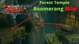 Zelda Twilight Princess Forest Temple Skip Tutorial - Gale Boomerang Glitch - GameCube and Wii U