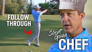 Need lower ball flight with your wedges? Try this follow through | Short Game Chef | Episode 5