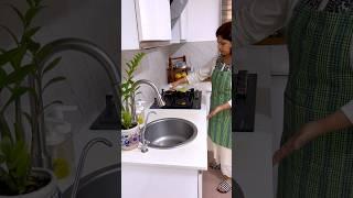A clean kitchen, a happier home | Daily kitchen cleaning routine  #simplifyyourspace #shorts