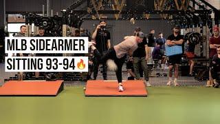 MLB Pitcher Austin Brice Throwing 94 MPH Sidearm
