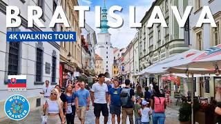 Bratislava 4K Walking Tour | Exploring Slovakia's Historic Capital