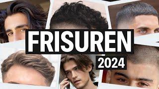 Diese Frisuren tragen Männer 2024 ● Männerfrisuren 2024