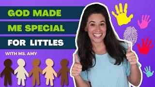 God Made Me Special - We are unique & created by God, Toddler learning Activities, Baby learning