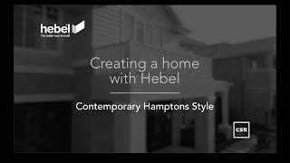 Hebel and Metricon Homes with Travis Job - Contemporary Hamptons Style