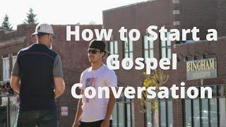 How to Start a Gospel Conversation
