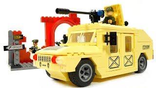 Enlighten Brick Combat Zones 817 Hummers | Army truck for lego fans