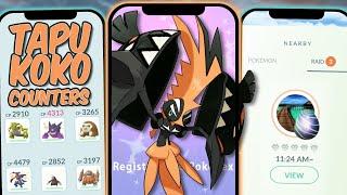 TAPU KOKO Raid Counter Guide in Pokemon GO