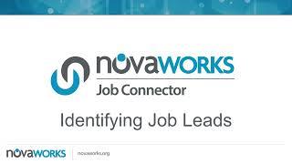 Identifying Job Leads