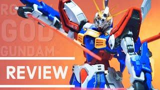 REAL "G" OF POSING! | RG GOD GUNDAM REVIEW | MOBILE FIGHTER G GUNPLA MODEL KIT