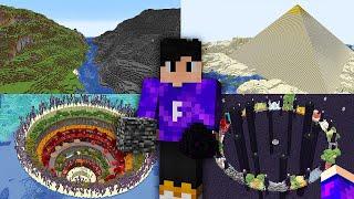 CONSTRUI SEM PARAR DURANTE 1.000 DIAS NO MINECRAFT SURVIVAL - O FILME