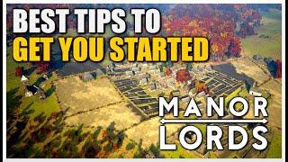 The BEST Tips & Tricks to Get You Started!! || MANOR LORDS EARLY ACCESS