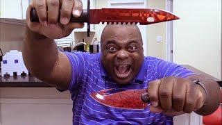 CRAZY MAN HAS NEW KNIVES!