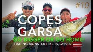 Copes Garša #10 - Fishing Monster Pike in Latvia (ENG, RUS subs)