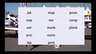 ICAO alphabet with test