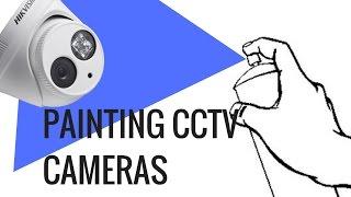 Spray Painting Hikvision IP Camera