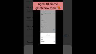 BGMI 40 AMMO GLITCH HOW TO FIX  100 % WORKING TRICK #shorts