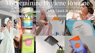 My daily feminine hygiene routine (washes I use + supplements + shaving + changing underwear + etc)