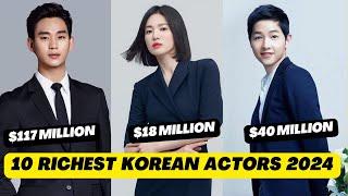 10 of the richest Korean actors and actresses in 2024