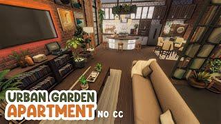 Urban Garden Apartment 🪴 The Sims 4 Speed Build