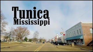 TUNICA MISSISSIPPI DOWNTOWN DRIVING TOUR - 4K