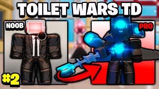 I Got Claw Titan Cameraman And Defeated Insane Mode! Noob To Pro Ep 2 - Toilet Wars Tower Defense