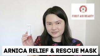 First Aid Beauty (FAB) Arnica Relief & Rescue Mask Review + Demo | Tracey Violet