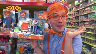 Blippi Recycle Truck with Blippi Toy Figure - Smyths Toys