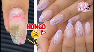 CLIENTA LLEGA con HONGO en UÑAS - Se asusto Part.1 | NailsByKaren