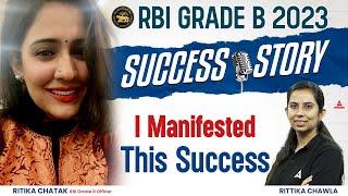 Success Story of Ritika Chatak, Cleared RBI Grade B 2023 | RBI Grade B Topper Interview