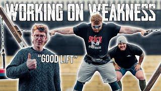 ROAD TO WORLD'S STRONGEST MAN | WORKING ON OUR WEAKNESS! ft.Dan Hipkiss | Episode 7