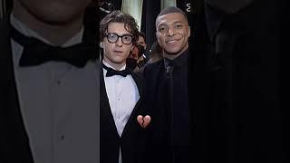 Tom Holland x Mbappe #funny #football #mbappe #tomholland #spiderman #fyp #viral #turtle #shorts