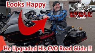 Nedal's Harley Davidson CVO got a makeover ‼️#cyclefanatix #harleydavidson #cvoroadglide