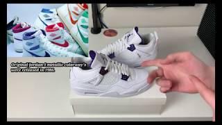 Air Jordan 4 Retro Metallic Court Purple Review!