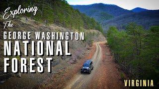 Exploring Virginia's George Washington National Forest Offroad - Sugar Tree Trail - Jeep JK Overland