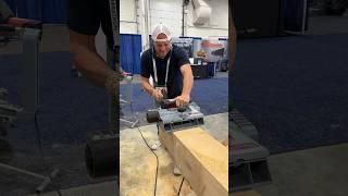 Two more massive timber framing tools I saw at the show #woodworking #tools #maker #sawdust