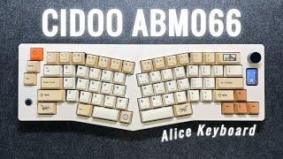 Cidoo ABM066ㅣCost-effectiveness in the $50 range!Entry-level Alice Layout Ergonomic Keyboard Sound