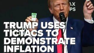 Donald Trump Hilarous Demonstration On Inflation 