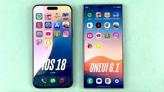 Samsung Galaxy S24 Ultra Speed vs iPhone 15 Pro Max | IOS 18 vs Android 14 Speed Test!