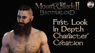 MOUNT & BLADE 2 IN-DEPTH CHARACTER CREATION 1ST LOOK