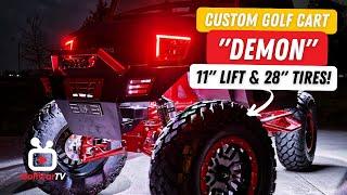 Demon! Custom Club Car Precedent Golf Cart - GolfCarTV (Episode 10)