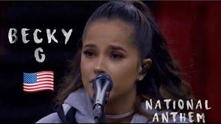 Becky G - National Anthem ( NFL México City)