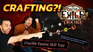 The CRAFTING LEAGUE I Wanted!!! - Zizaran and @Steelmage  React to Crucible League Reveal