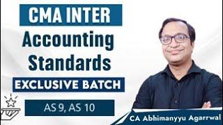 Revenue Recognition & Property, Plant & Equipment | CMA Inter | Accounting Standards